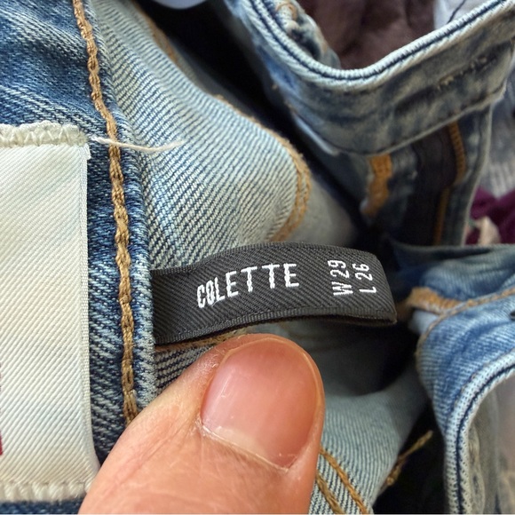 Driftwood Women's Colette Light Blue Jeans with Embroider Tapper - Picture 5 of 14